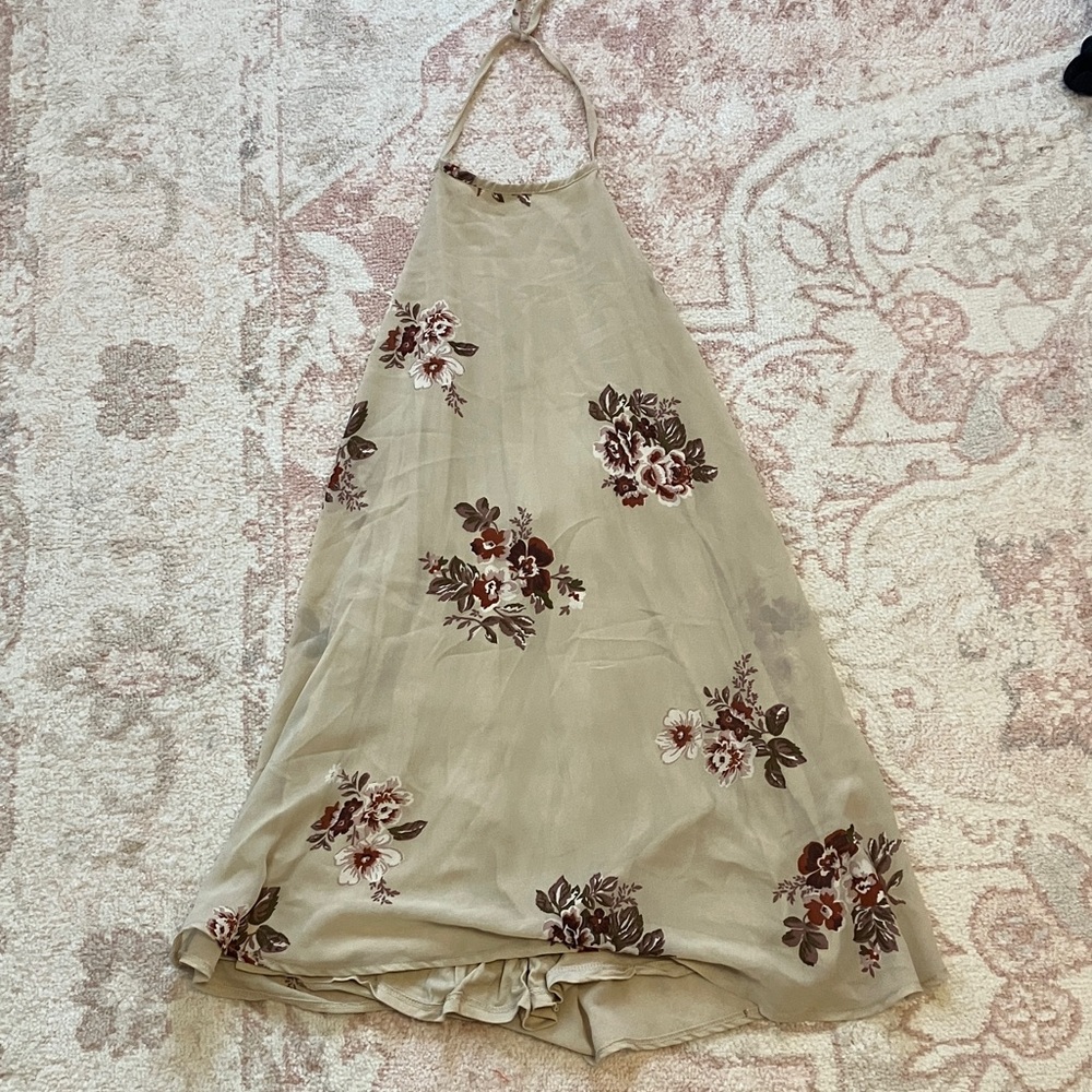 Floral Halter Dress